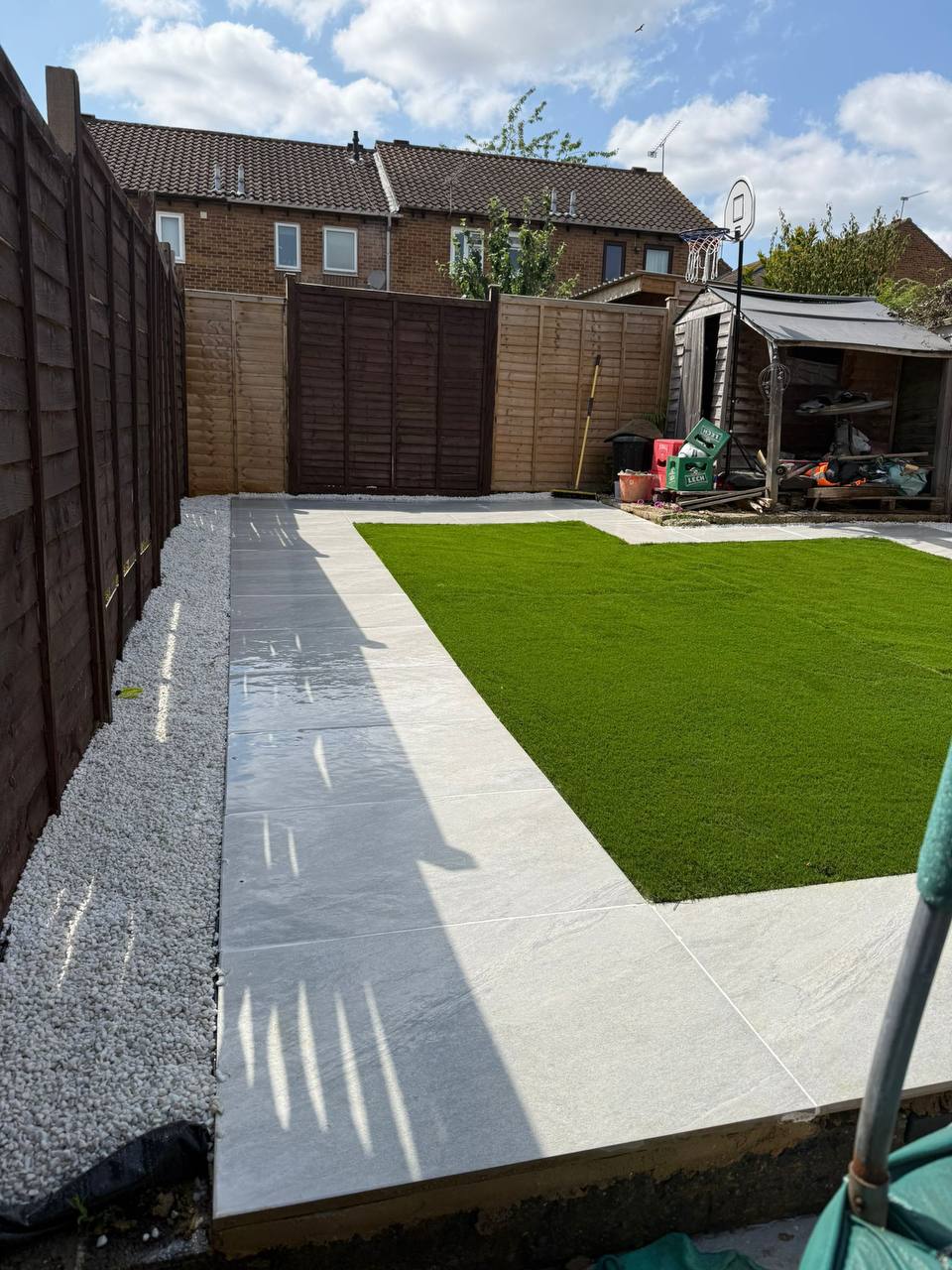 Patio & Artificial Lawn
